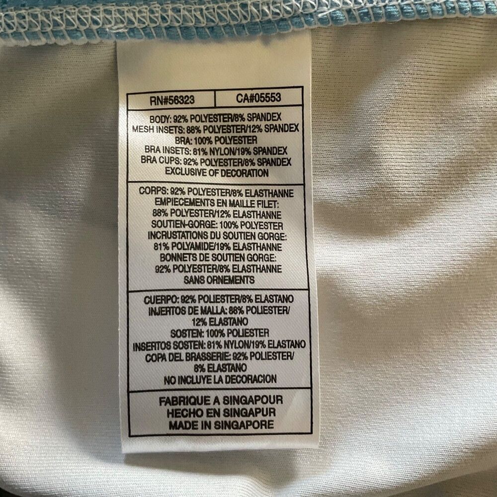 Nike Fit Dry Tennis Training Tank Top XL Blue Racerback Running Gym Athletic - Picture 7 of 10